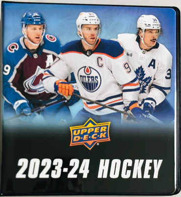 2023-24 Upper Deck Hockey 3&#39;&#39; Binder