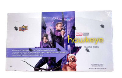 2023 Upper Deck Marvel Studios Hawkeye Hobby, Format: Boîte