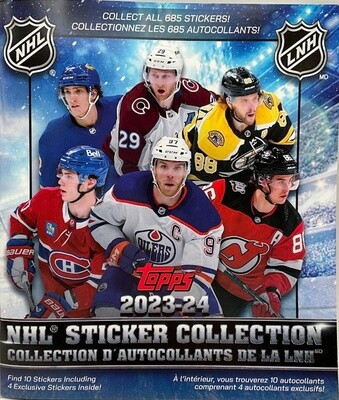 2023-24 Topps NHL Sticker Album