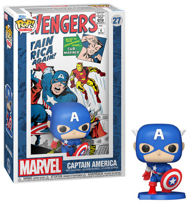 FunkoPop! Comic Cover The Avengers Captain America #27