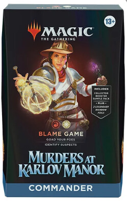 Magic The Gathering -Murders At Karlov Manor - Commander Decks, Model: Blame Game