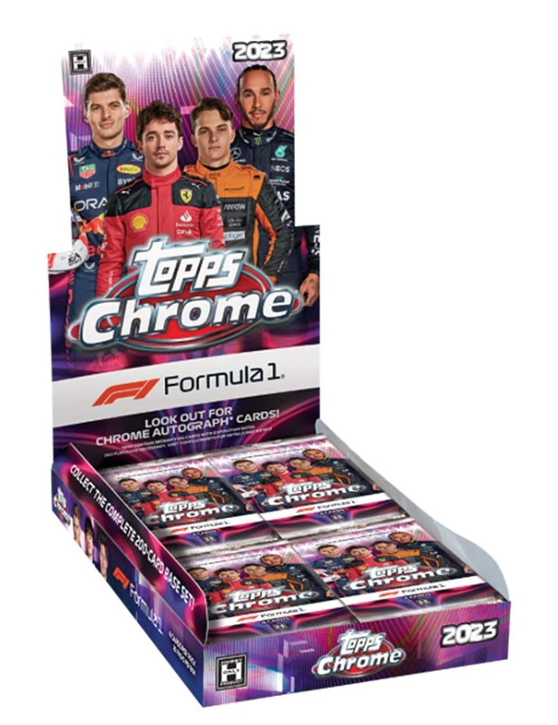 2023 Topps Chrome Formula 1 Racing Hobby, Format: Boîte