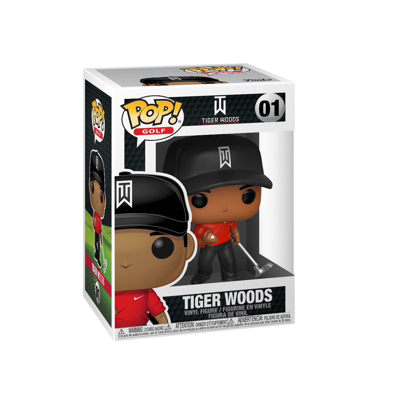 FunkoPop! Golf - Tiger Woods (Red Shirt) #01