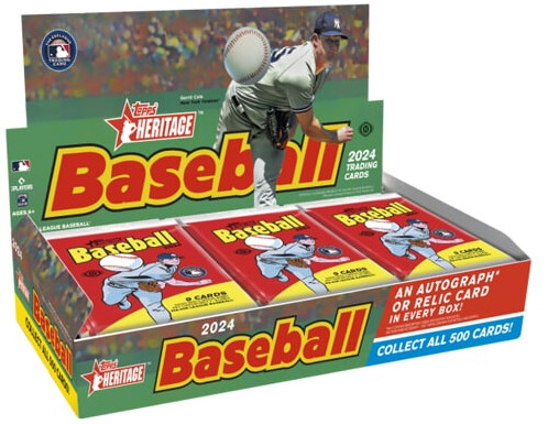 2024 Topps Heritage Hobby, Format: Boîte