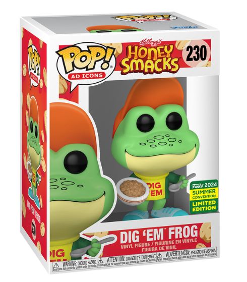 FunkoPop! Honey Smack - Dig &#39;Em Frog Summer Convention Limited Edition #230