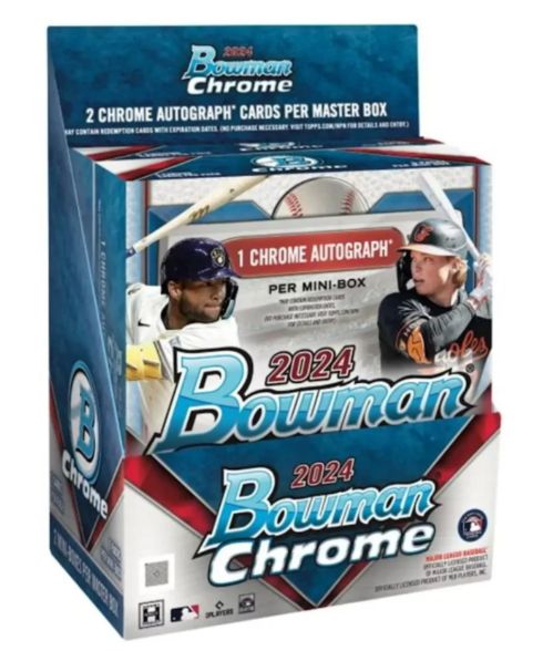 2024 Bowman Chrome Baseball Hobby, Format: Boîte