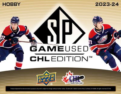 2023-24 Upper Deck SP Game Used CHL Hobby