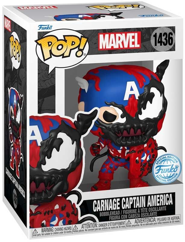 FunkoPop! Marvel - Carnageized Captain America #1436