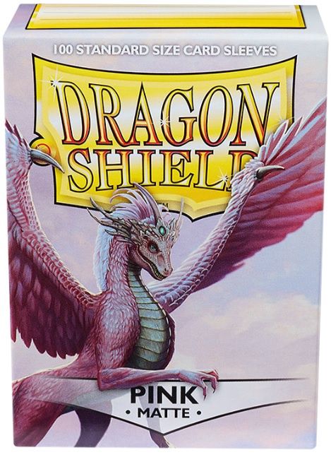 Dragon Shield Sleeves - Pink Matte - 100ct AT-11012