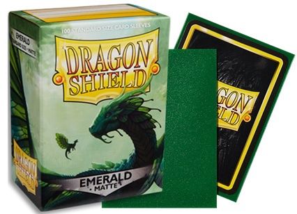 Dragon Shield Sleeves - Emerald Matte - 100ct AT-11036