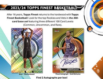 2023-24 Topps Finest Basketball Breaker's Delight Box