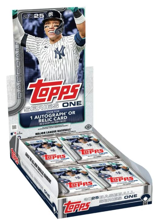 2025 Topps Baseball Series 1 hobby, Format: Boîte