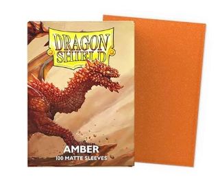 Dragon Shield Sleeves - Amber Matte - 100ct AT-11059