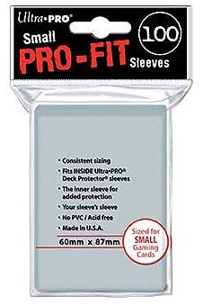 Card Sleeves Pro-Fit &#39;&#39;inner sleeves&#39;&#39; 100ct SMALL