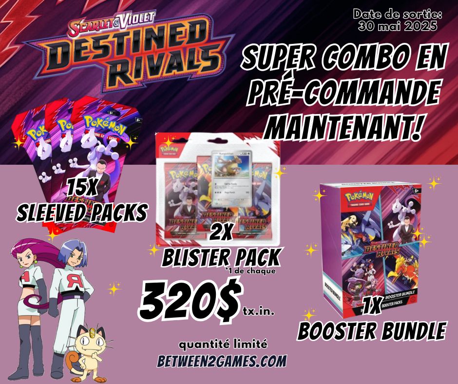 Pokémon - Destined Rivals Super Combo - Pré-commande