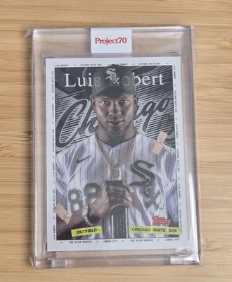 Topps Project70 #486 Luis Robert by Tyson Beck (1958) - 1,823 print run