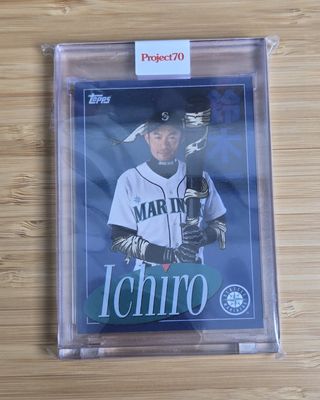 Topps Project70 #166 Ichiro Suzuki by Blue the Great (2012) - 1,541 print run