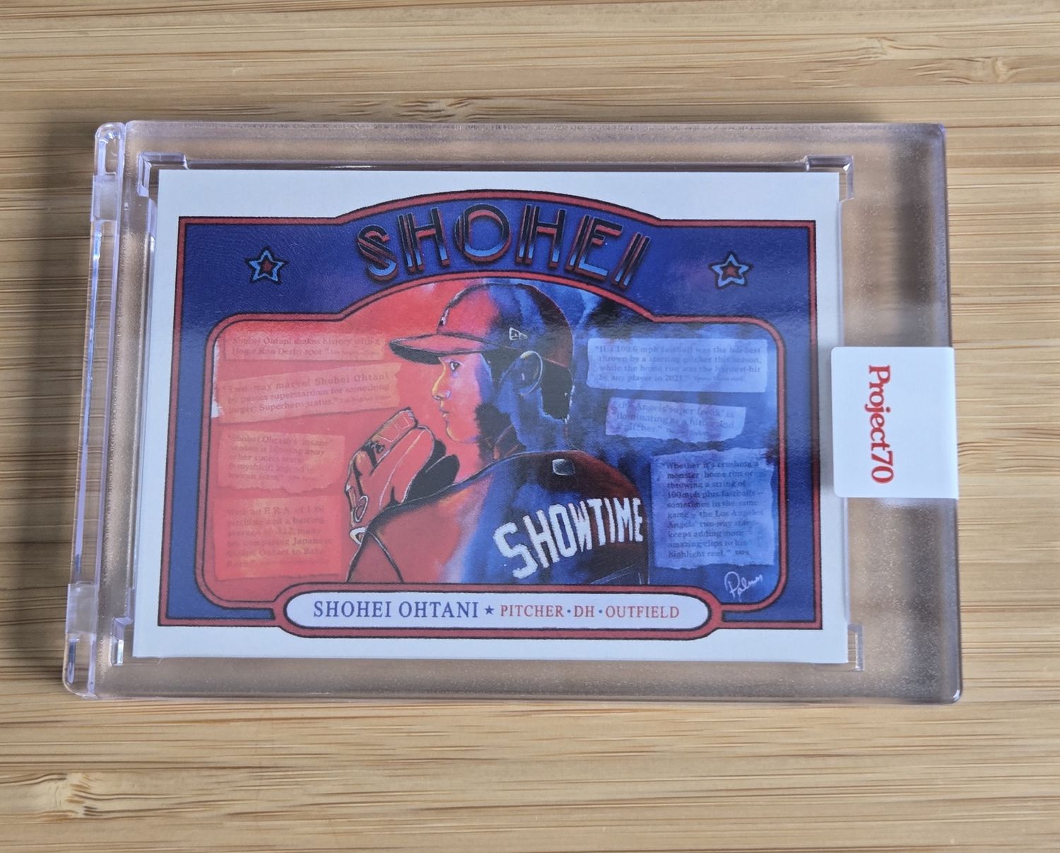 Topps Project70 #362 Shohei Ohtani by Brittney Palmer (1972) - 3,568 print run