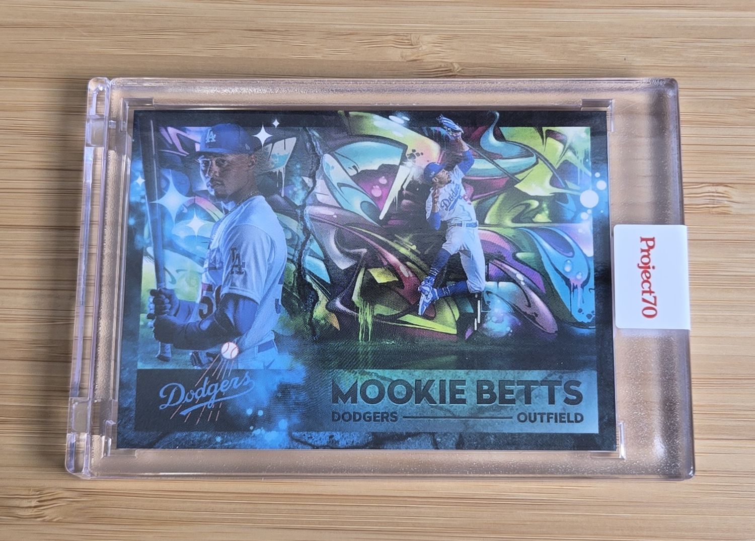 Topps Project70 #403 Mookie Betts by Mikael B. (1960) - 1,266 print run