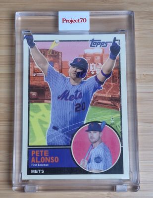 Topps Project70 #105 Pete Alonso by New York Nico (1983) - 1,903 print run
