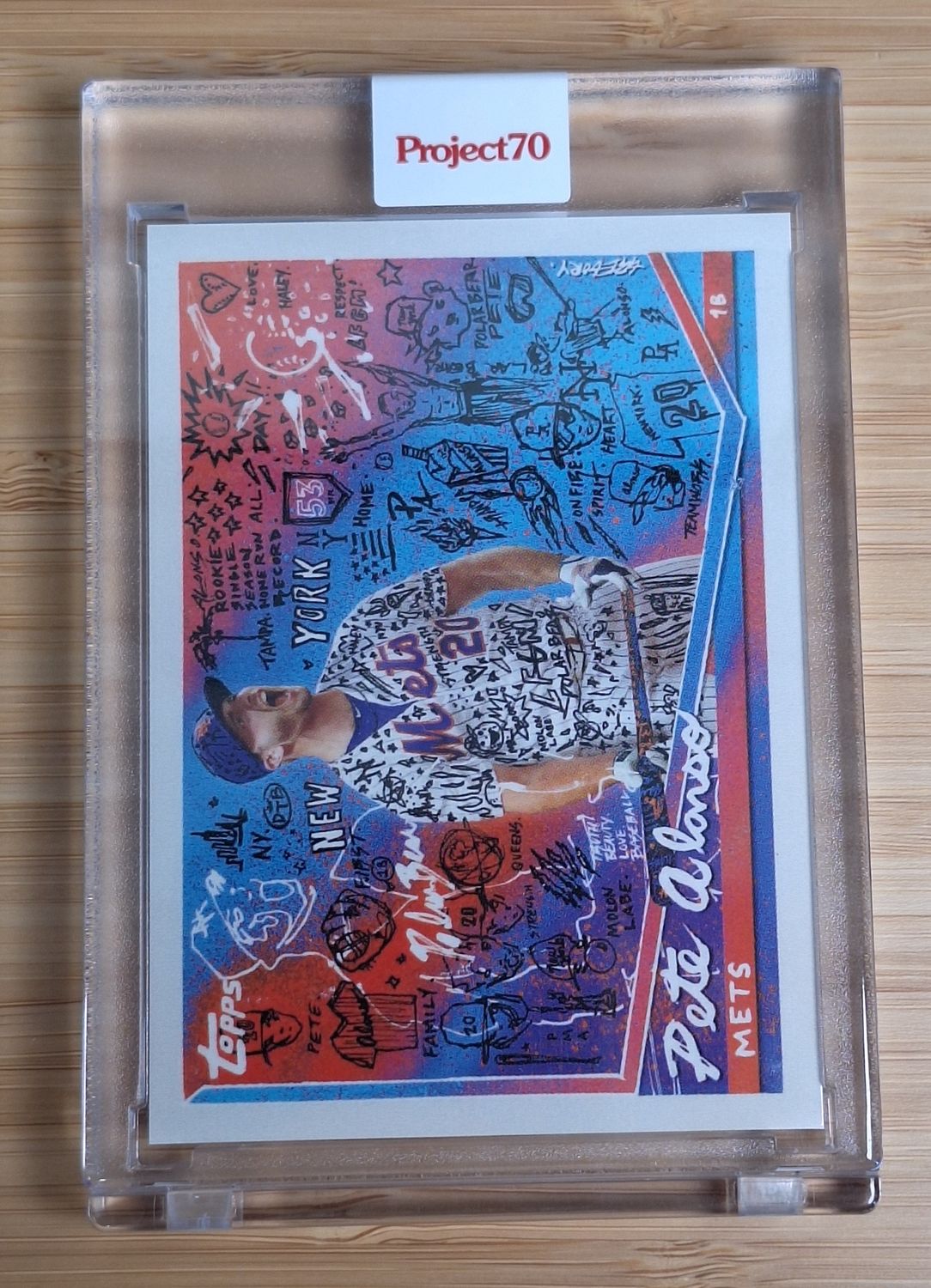 Topps Project70 #363 Pete Alonso by Gregory Siff (1994) - 2,354 print run