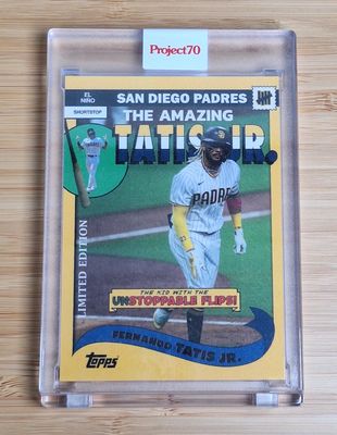 Topps Project70 #177 Fernando Tatis Jr. by UNDEFEATED (2002) - 4,364 print run