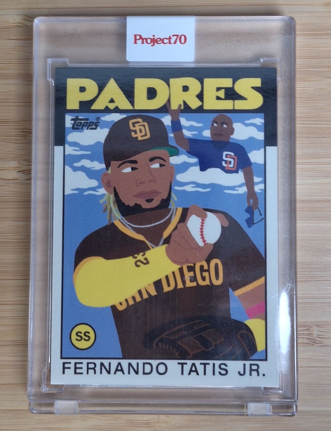 Topps Project70 #61 Fernando Tatis Jr. by Keith Shore (1986) - 9,884 print run