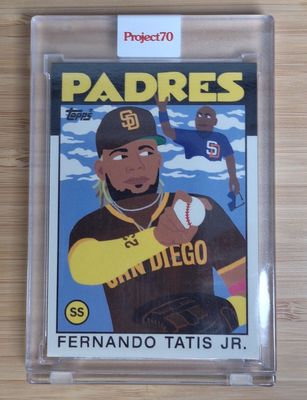 Topps Project70 #61 Fernando Tatis Jr. by Keith Shore (1986) - 9,884 print run