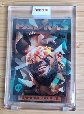 Topps Project70 #506 Fernando Tatis Jr. by Mikael B. (1986) - 2,485 print run