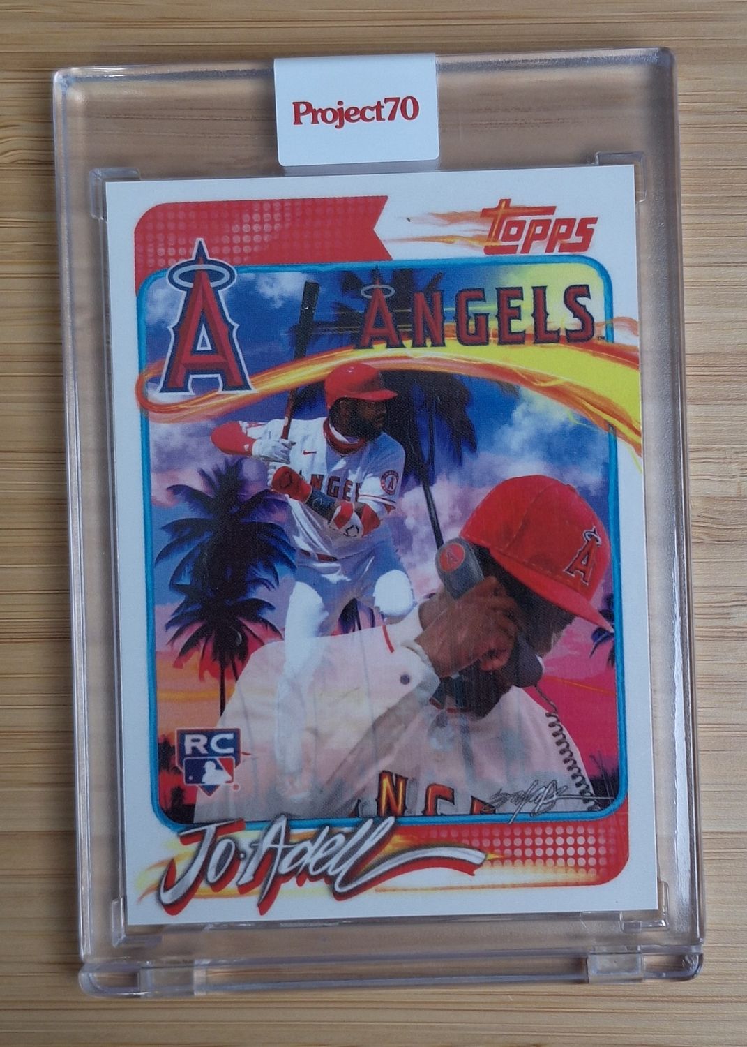 Topps Project70 #73 Jo Adell by King Saladeen (1974) - 2,927 print run