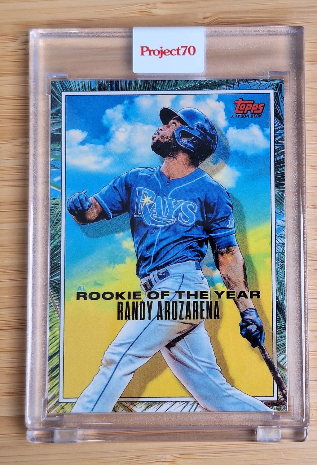 Topps Project70 #923 Randy Arozarena by Tyson Beck (1990) - 930 print run