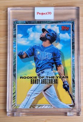 Topps Project70 #923 Randy Arozarena by Tyson Beck (1990) - 930 print run