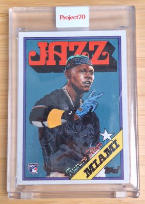 Topps Project70 #605 Jazz Chisholm by Jacob Rochester (1988) - 726 print run