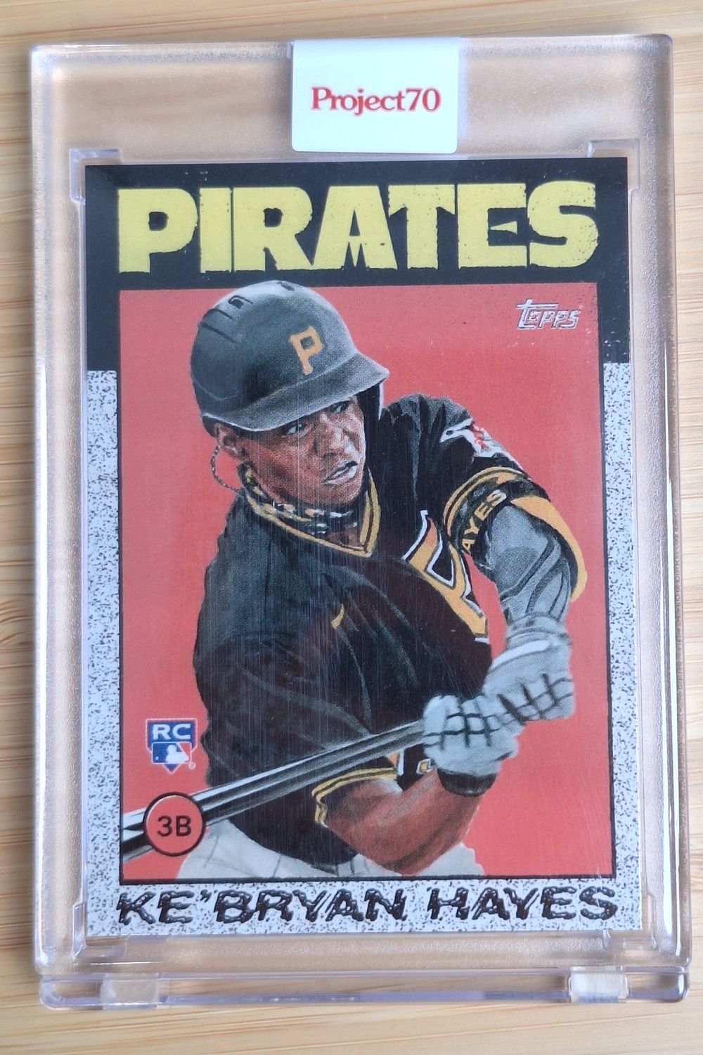 Topps Project70 #405 Ke&#39;Bryan Hayes by Jacob Rochester (1986) - 1,594 print run