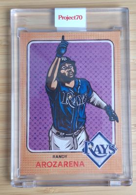 Topps Project70 #264 Randy Arozarena by Blake Jamieson (1968) - 1,171 print run