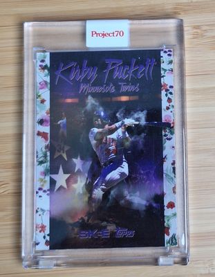Topps Project70 #594 Kirby Puckett by DJ Skee (1991) -  3,910 print run