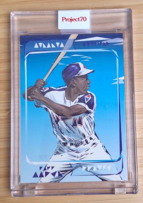 Topps Project70 #112 Hank Aaron by Naturel (1974) - 2,802 print run