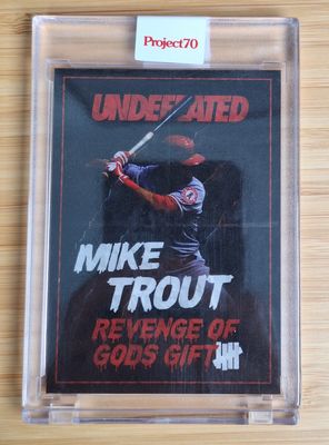 Topps Project70 #464 Mike Trout by UNDEFEATED (1960) - 2,590 print run
