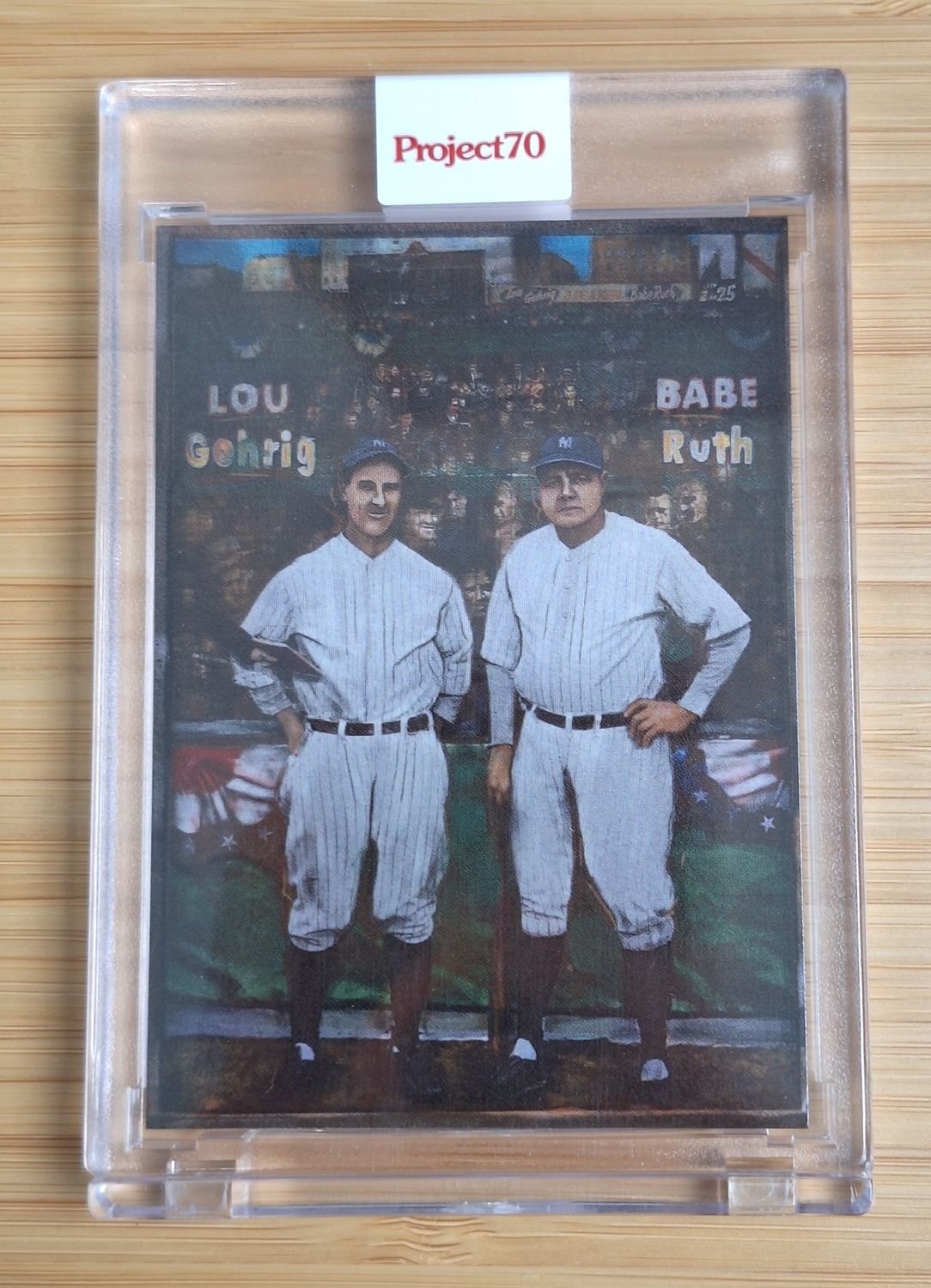 Topps Project70 #462 Babe Ruth/ Lou Gehrig by Andrew Thiele (1958) - 1,725 print run