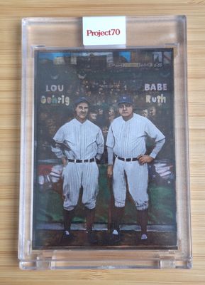 Topps Project70 #462 Babe Ruth/ Lou Gehrig by Andrew Thiele (1958) - 1,725 print run