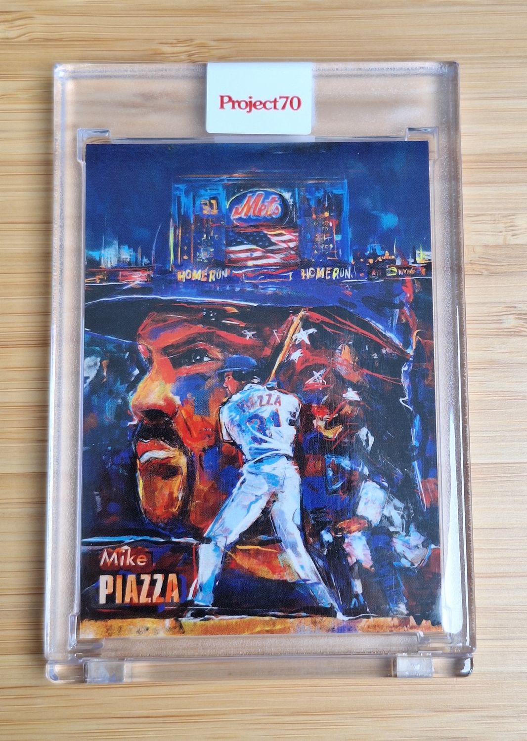 Topps Project70 #535 Mike Piazza by Andrew Thiele (2001) - 1,333 print run