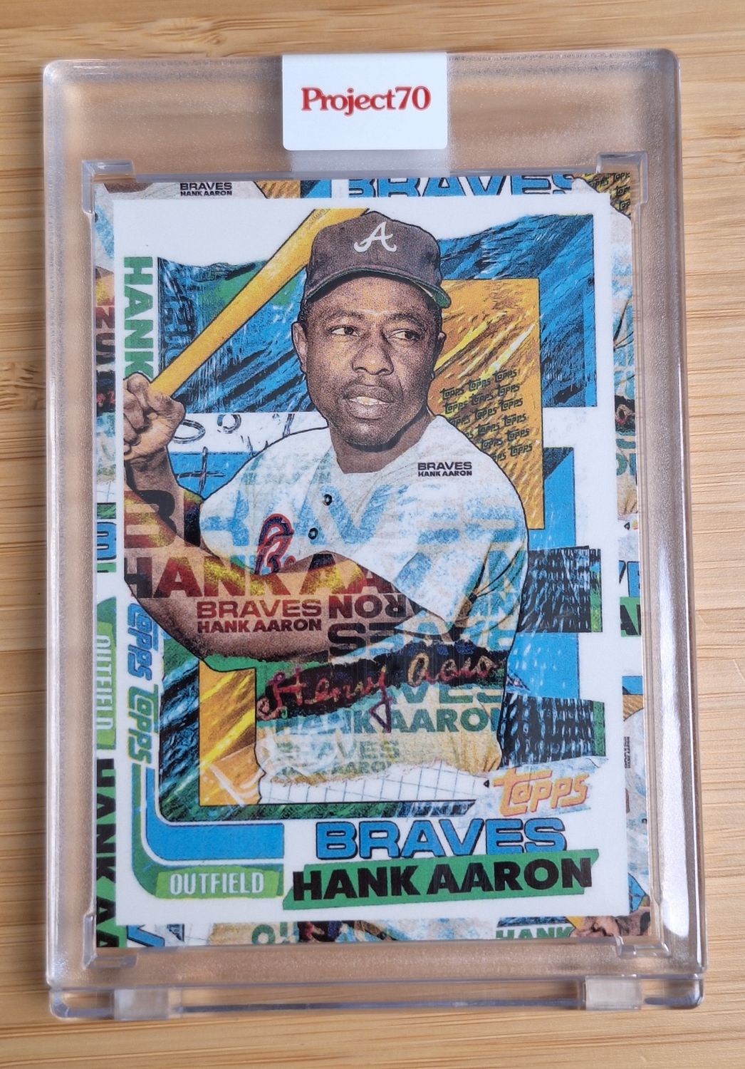 Topps Project70 #609 Hank Aaron by Tyson Beck (1982) - 1,038 print run