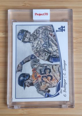 Topps Project70 #104 Bellinger/ Seager by Lauren Taylor (2013) - 4,780 print run