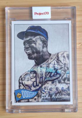 Topps Project70 #798 Jackie Robinson by Lauren Taylor (1965) - 3,587 print run