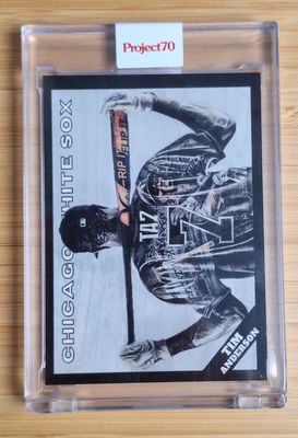 Topps Project70 #514 Tim Anderson by Lauren Taylor (1988) - 2,781 print run