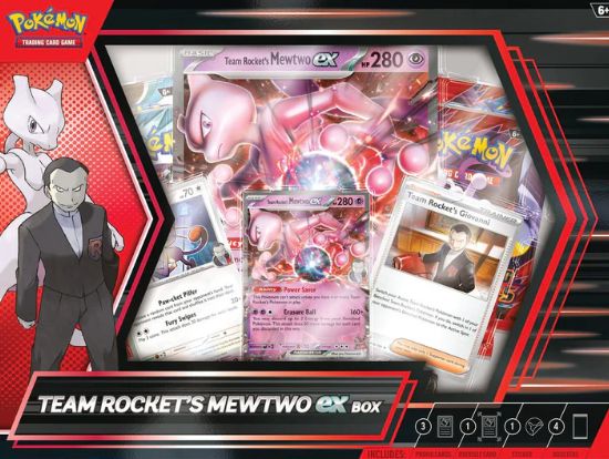 Pokémon - Team Rocket&#39;s Mewtwo ex Box