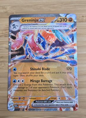 Greninja EX - 106/167 - Twilight Masquerade - NM