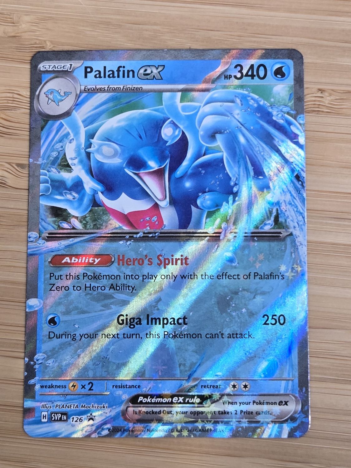 Palafin EX - 126 promo - Scarlet and Violet - NM