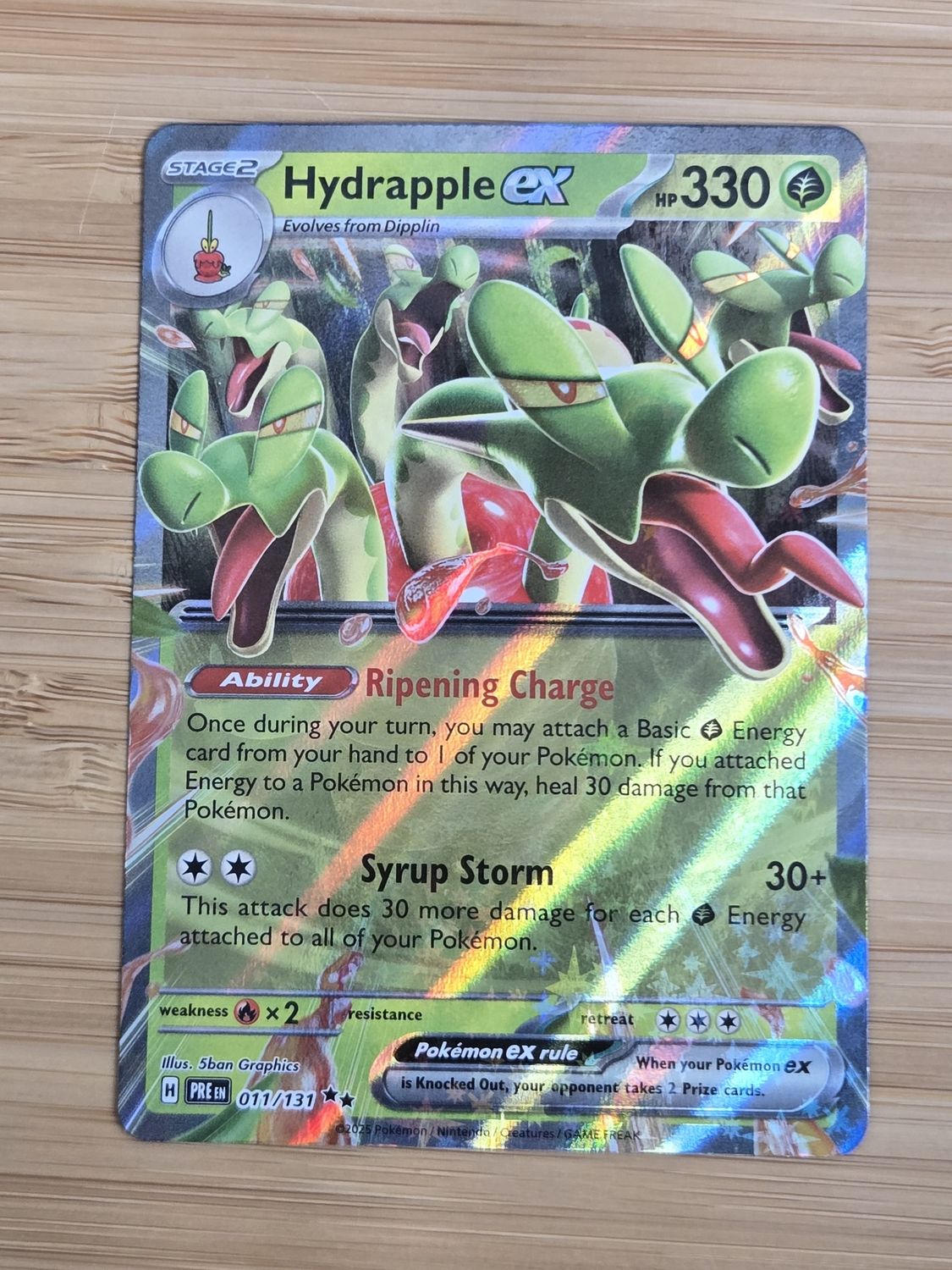Hydrapple EX - 011/131 - Prismatic Evolutions - NM