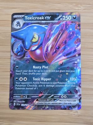 Toxicroak EX - 131/198 - Scarlet and Violet - NM